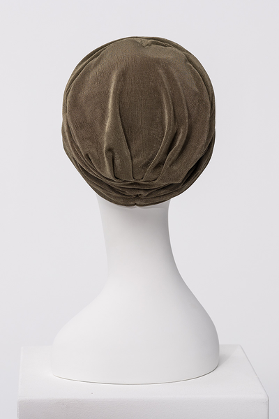 Aria - Turbante in poliestere/viscosa di bambù – Verde muschio 3050-4114