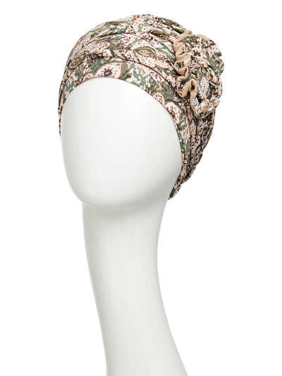 Turbante Lotus - Cuffia in Viscosa di Bambù - fantasia 1008-4077