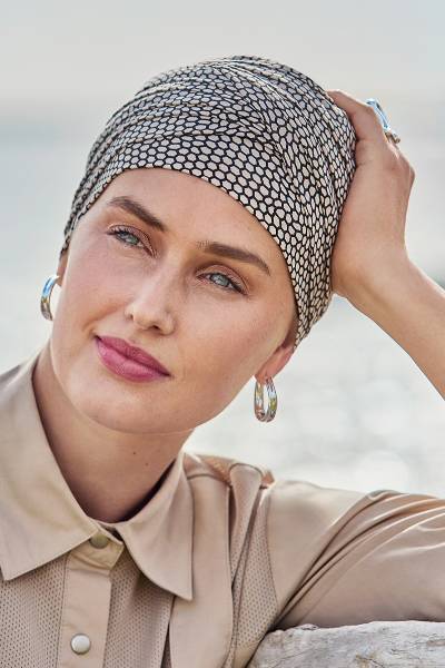 Turbante Shanti - Cuffia in Viscosa di Bambù - fantasia 1331-4076