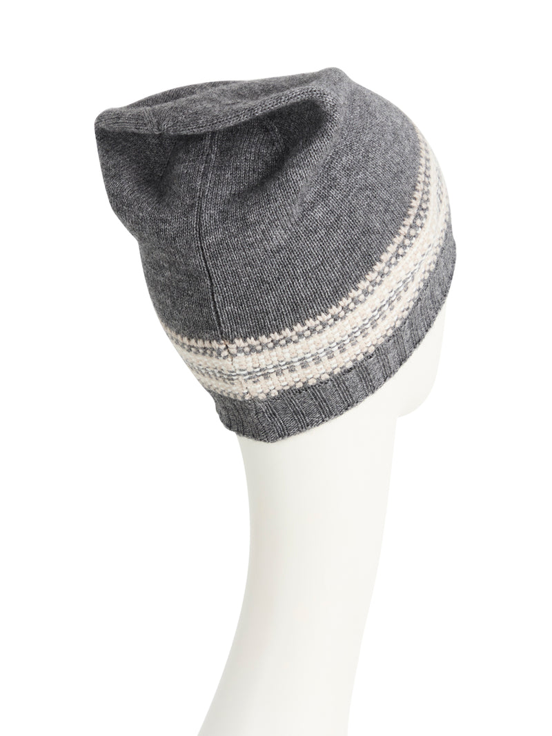 Hazel - Copricapo in lana e cashmere - grigio 1547-0906