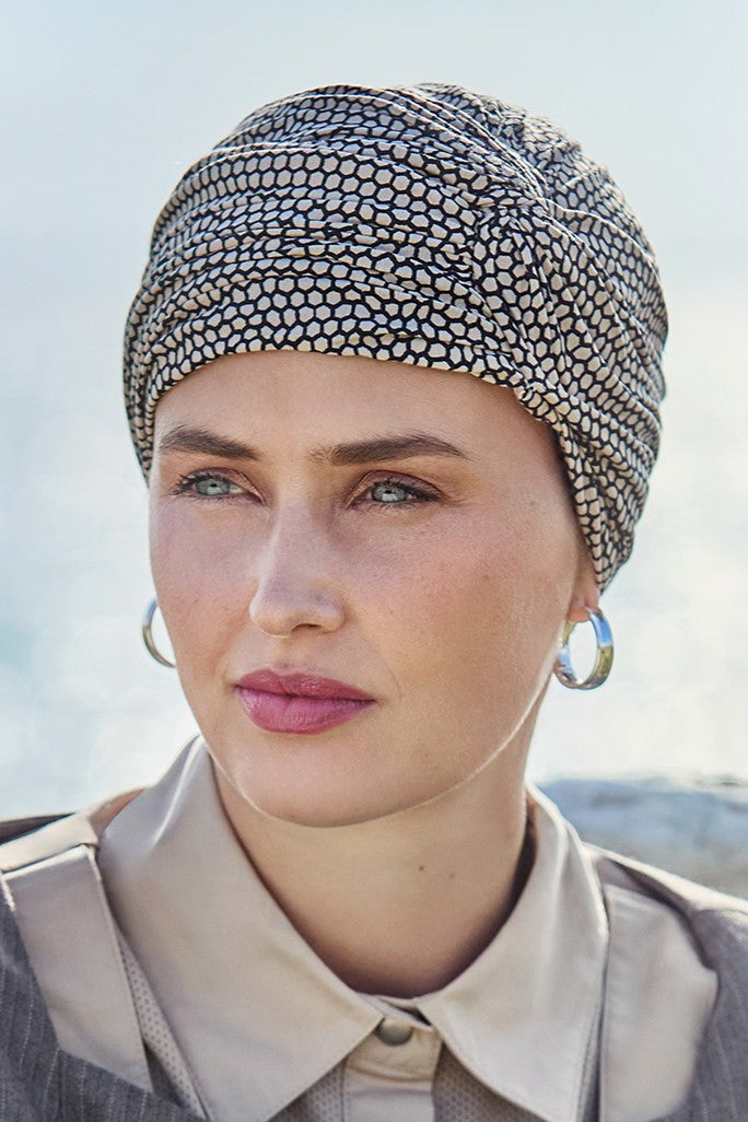 Turbante Joyo - Cuffia in Viscosa di Bambù - Fantasia 1584-4076