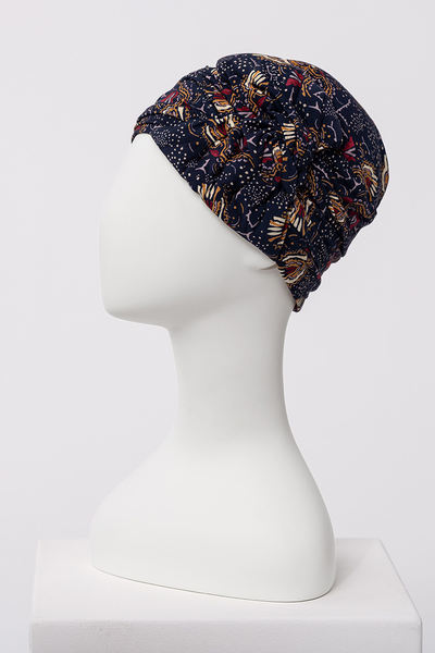 Turbante Alina - Cuffia in Viscosa di Bambù - fantasia 1604-4119