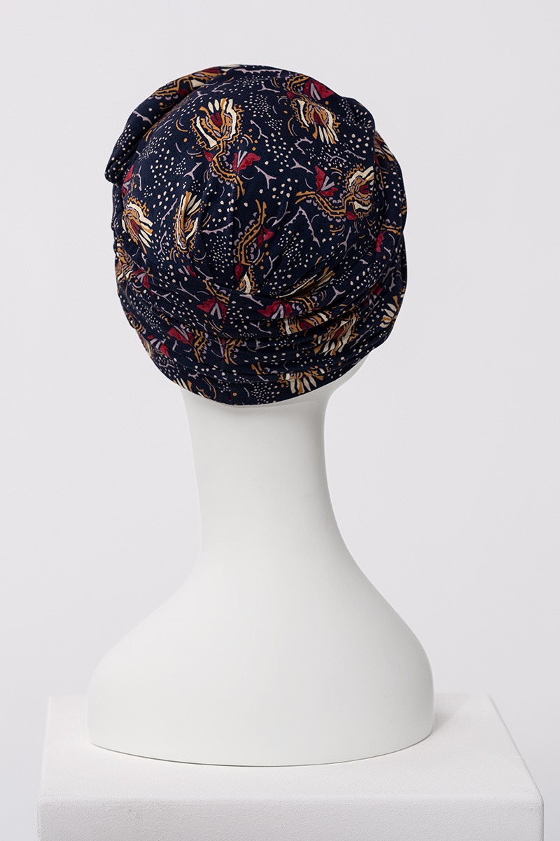 Turbante Alina - Cuffia in Viscosa di Bambù - fantasia 1604-4119