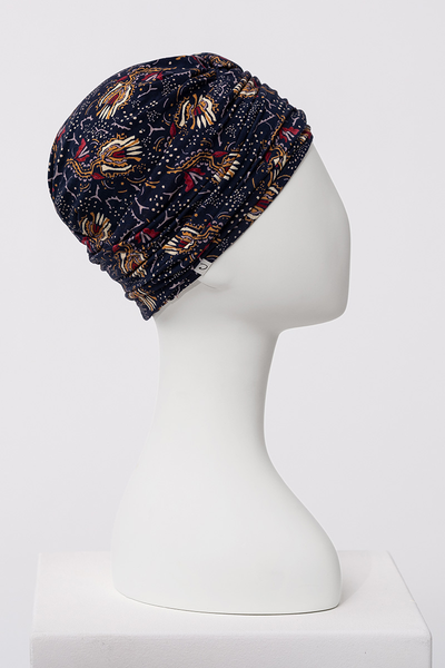 Turbante Alina - Cuffia in Viscosa di Bambù - fantasia 1604-4119