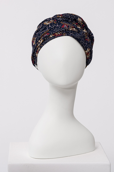 Turbante Alina - Cuffia in Viscosa di Bambù - fantasia 1604-4119