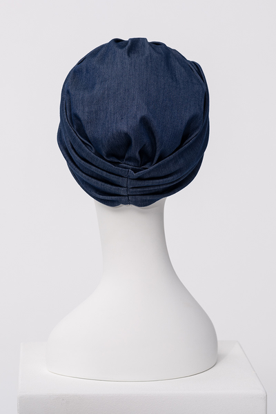 Turbante Shakti – Cuffia in bambù/tencel/poliestere - Denim 1614-4131