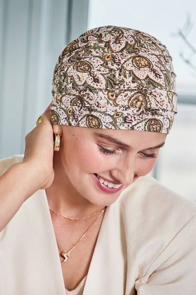 Turbante Yoga - Cuffia in Viscosa di Bambù - fantasia - 2000-4077