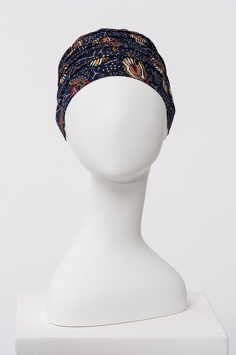 Turbante Yoga - Cuffia in Viscosa di Bambù - fantasia – 2000-4119