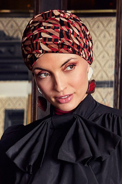Sapphire - Turbante in poliestere/viscosa/bambù – fantasia 3054-4138