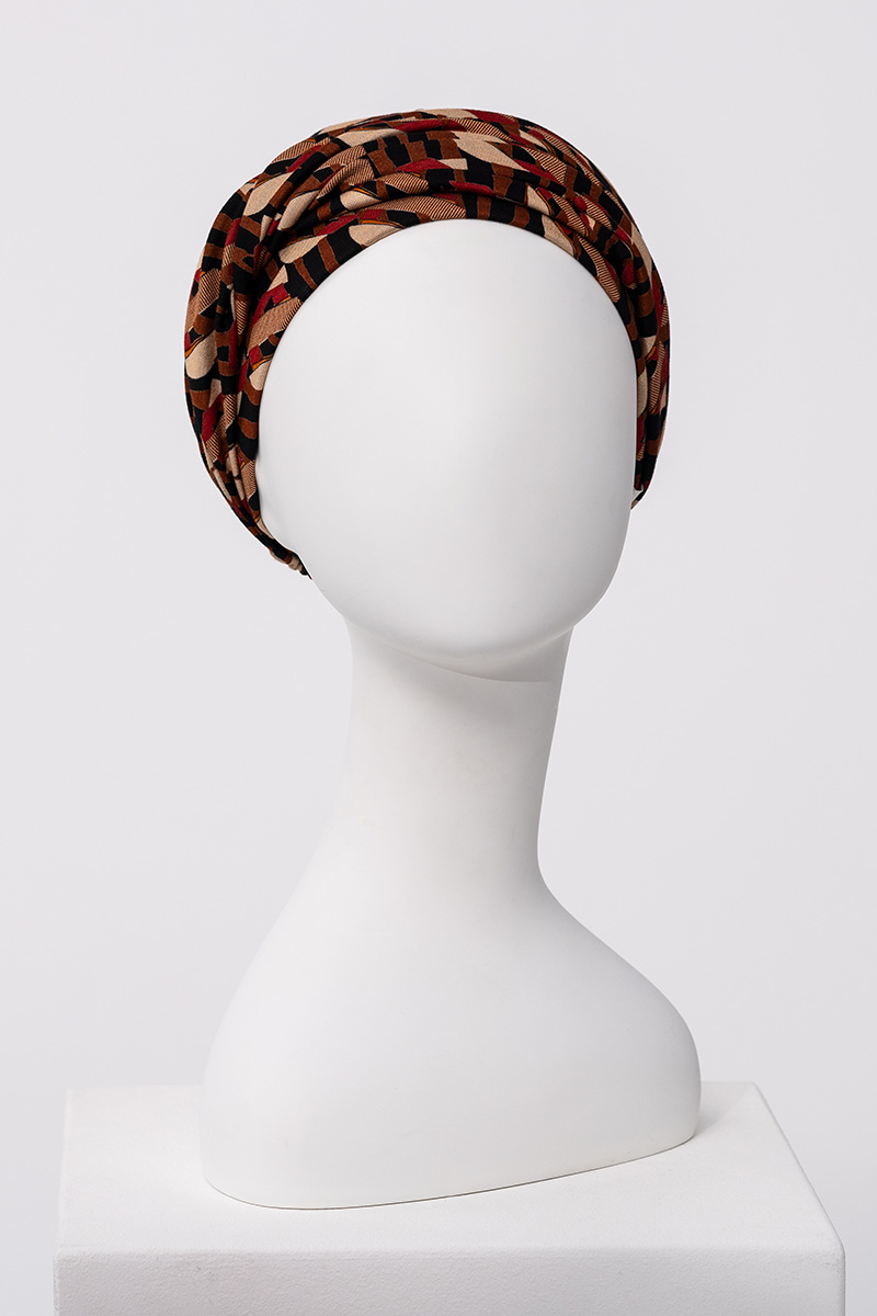 Sapphire - Turbante in poliestere/viscosa/bambù – fantasia 3054-4138
