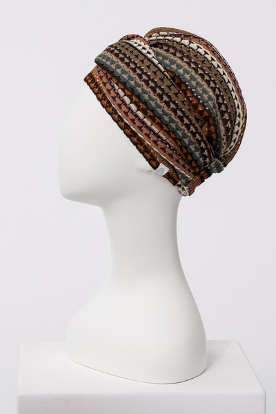 Sapphire - Turbante in poliestere/viscosa di bambù – fantasia 3055-4140