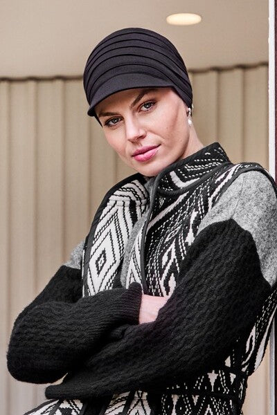 Yoga Cap - Cuffia con visiera - Nero 1582-0211