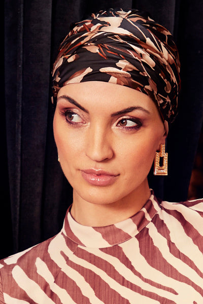 Sapphire - Turbante in poliestere/viscosa - fantasia 3026-0830